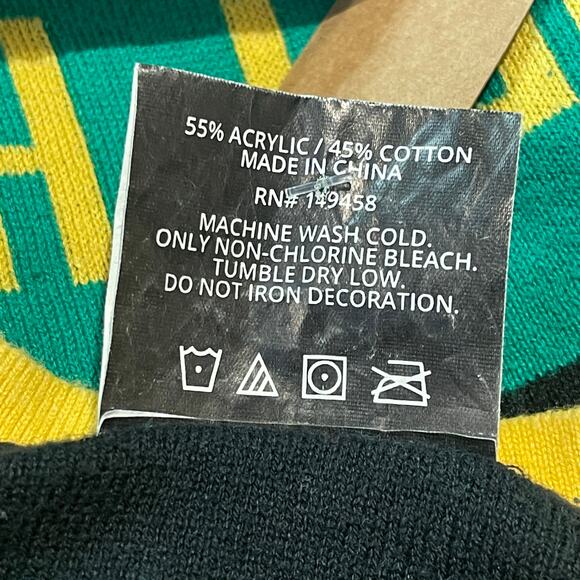 VINTAGE Anaheim Ducks Ice Hockey #93 Ugly Christmas Sweater Size Medium - Picture 5 of 5